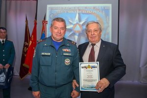 Николай Бакунович награжден Грамотой ГУ МЧС России по г. Санкт-Петербург
